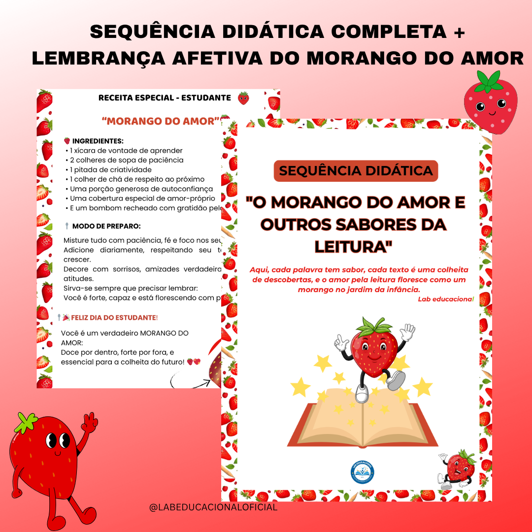 morango do amor – sequência didática morango do amor – sequência didática