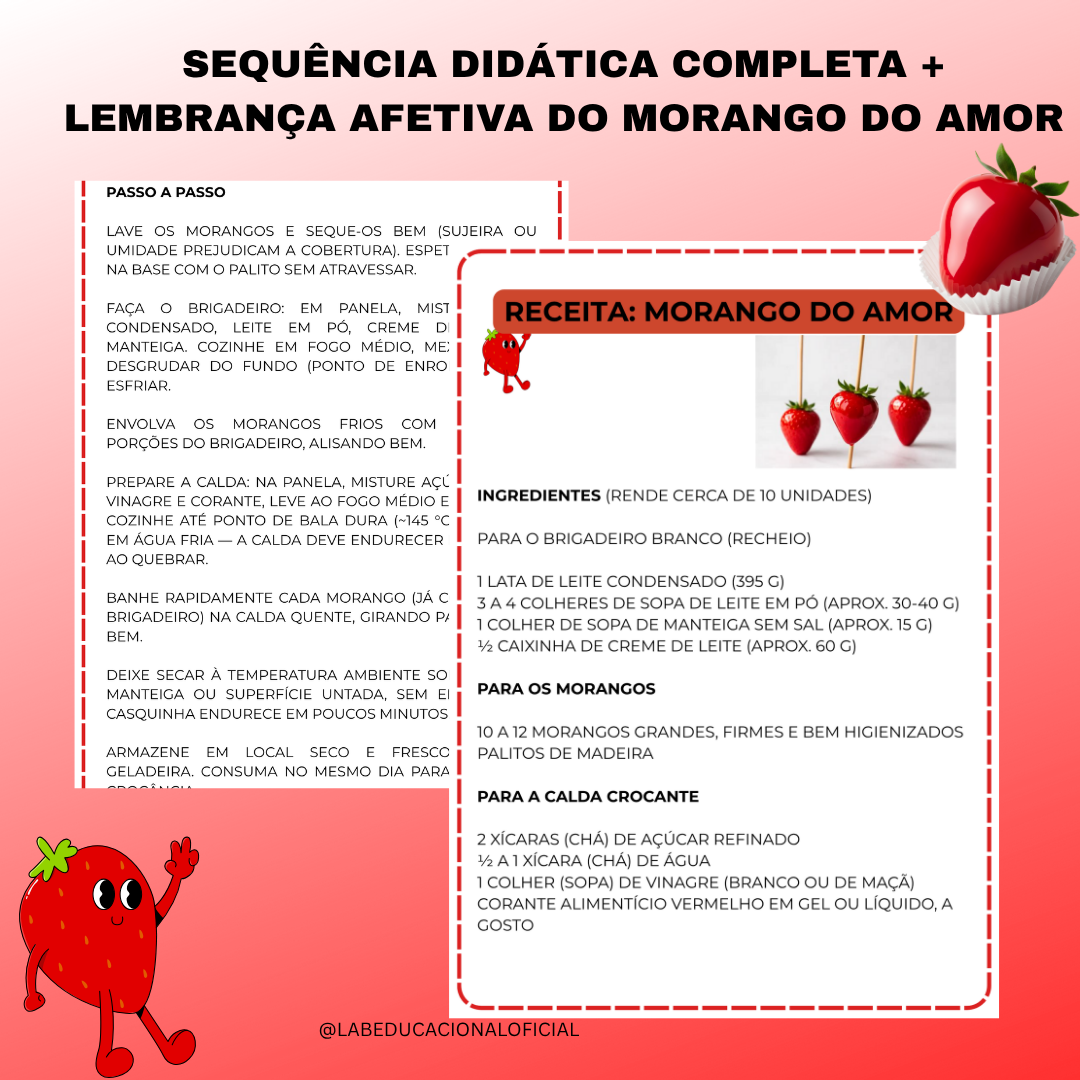 morango do amor – sequência didática morango do amor – sequência didática