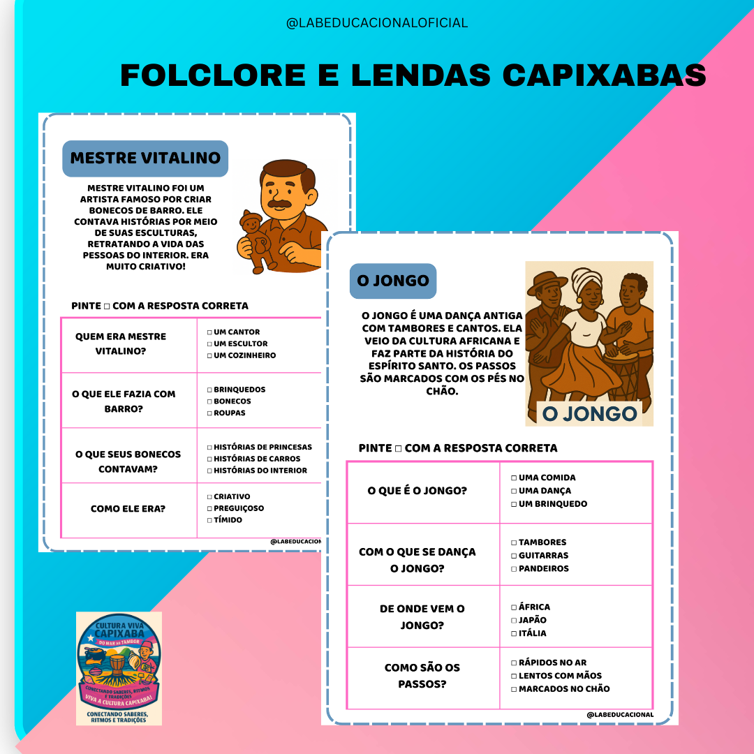 apostila 1º ano – folclore capixaba (bncc) apostila 1º ano – folclore capixaba (bncc)