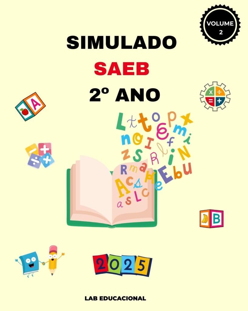 Simulado SAEB 2025 2º Ano Vol. 2 - Lab Educacional
