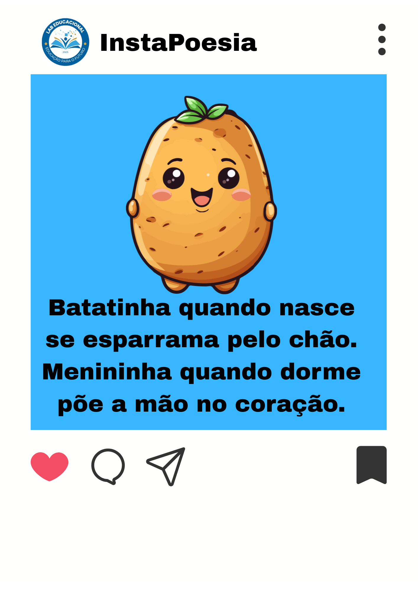 instapoesia – parlendas e trava línguas para alfabetização instapoesia – parlendas e trava línguas para alfabetização