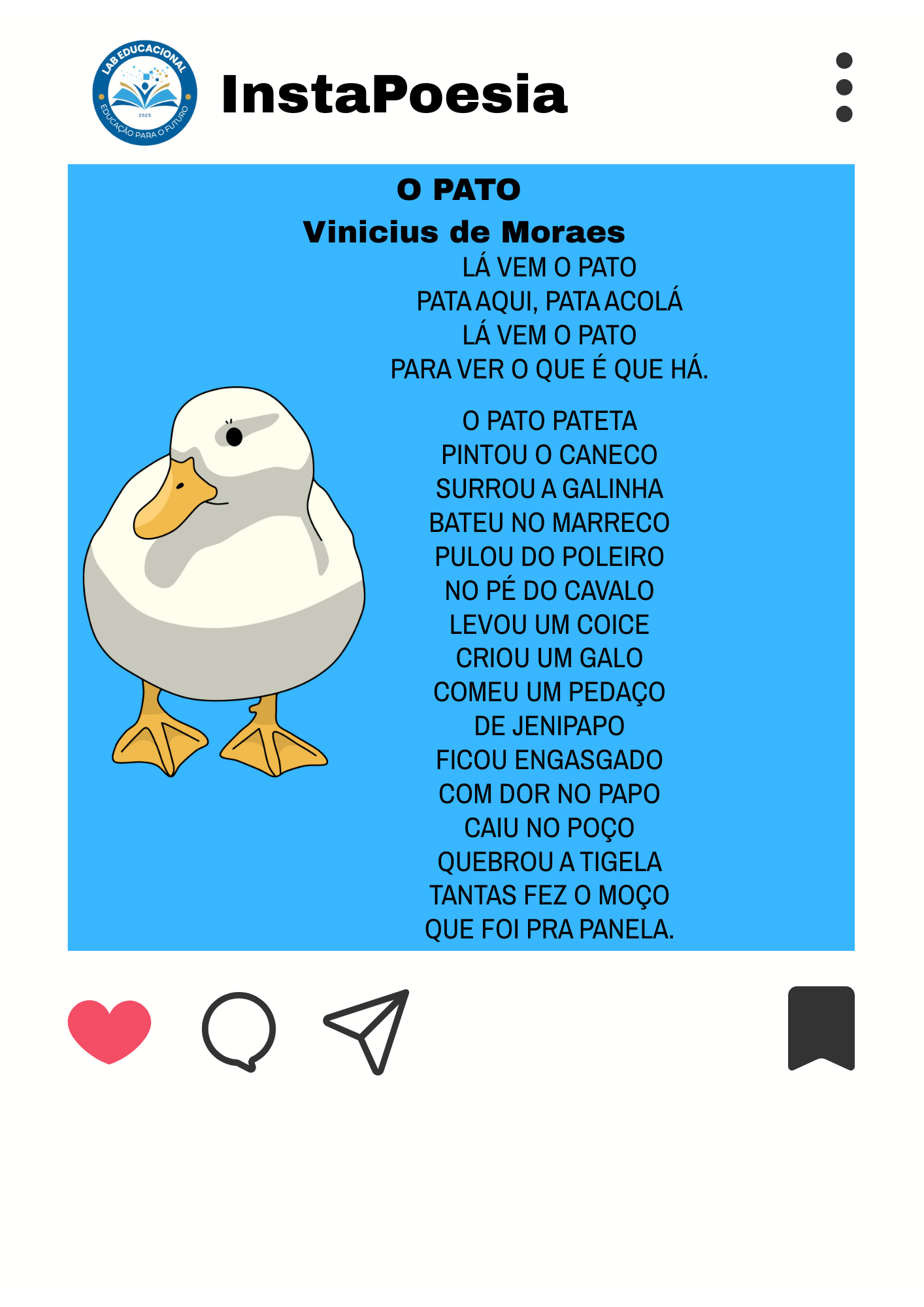 instapoesia – parlendas e trava línguas para alfabetização instapoesia – parlendas e trava línguas para alfabetização